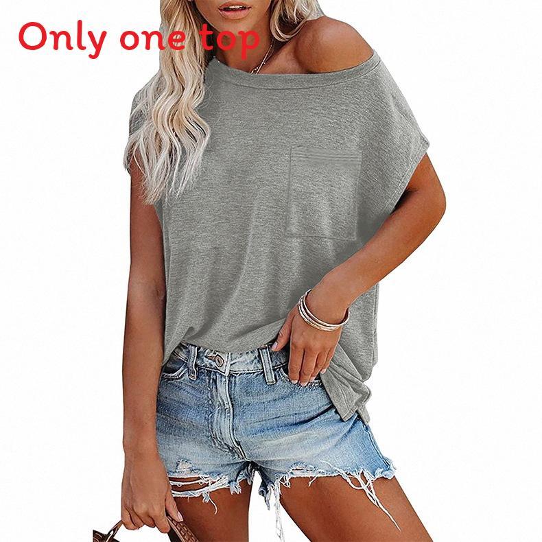 Floral Print T Shirt For Women With Spliced Design And Cotton Blend Fabric For Casual Wear