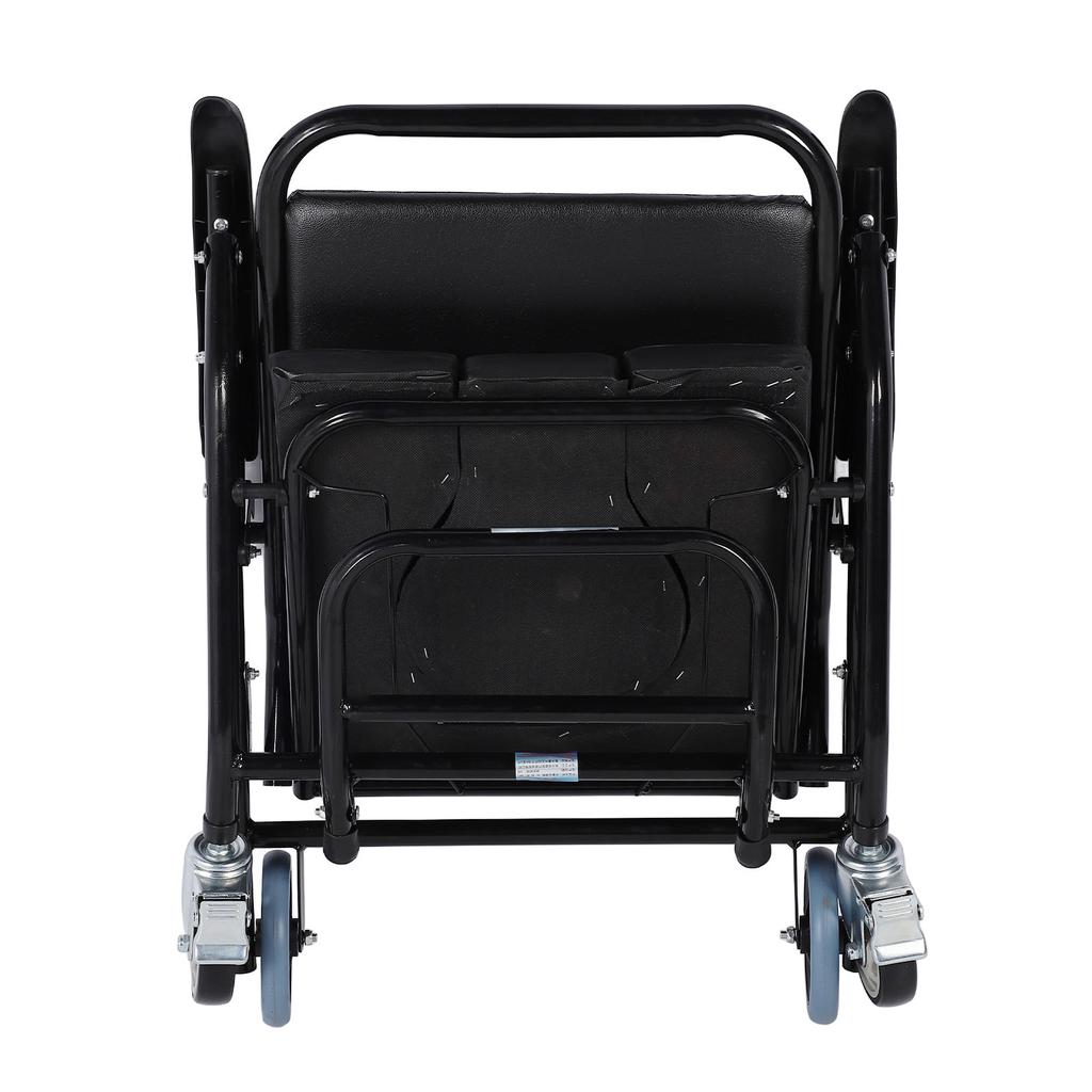 Мобильный горшок с колесами, складной, с высокой грузоподъемностью, утолщенный, инвалидная коляска для туалета для H