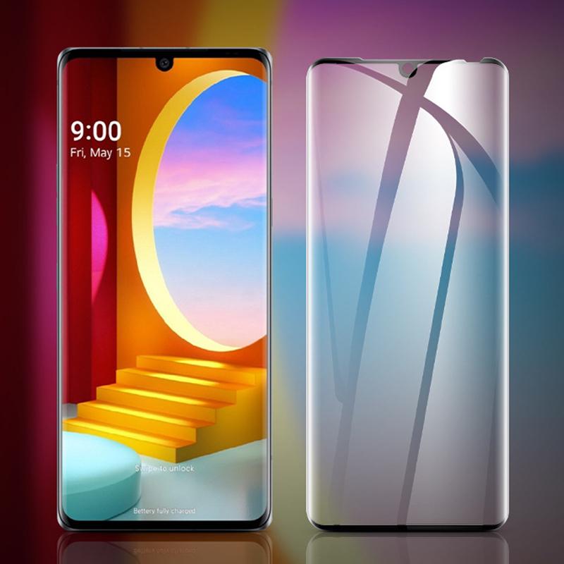 Для LG Velvet 6,8 "9H ультратонкая 3D изогнутая пленка из закаленного стекла с полным покрытием спереди