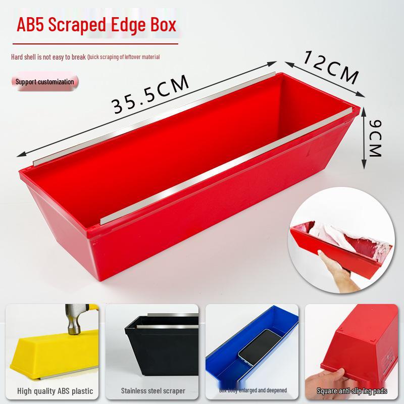 Thickened ABS Putty Cement Scraper Tray