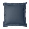 "Julian" Combed Cotton Percale Pillowcase All Sizes Pure Cotton - Julian Ink Blue - Pillowcase 65 X 65 Cm Finiti