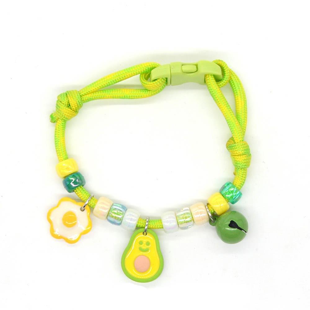 Colorful Pet Necklace with Bells Pet Neck Rings Cute Cat Puppy Collar Cat