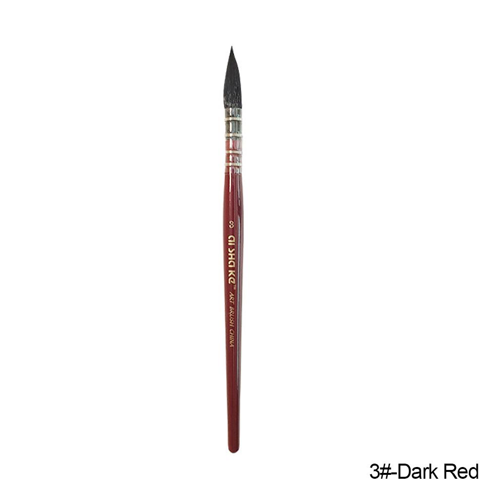 Универсальный набор из 8 художественных кистей с длинными ручками для акварели, гуаши и масляной живописи