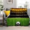 Футбольное одеяло с 3D принтом на все времена года, теплое и мягкое одеяло для дивана, дивана, офиса, дома, путешествий, кемпинга, подарок на день рождения