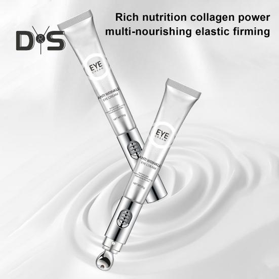 Массажный крем для кожи вокруг глаз с эффектом стирания морщин и мультипептидами 20 г Укрепляющий электронный массажер для тонких линий Умный крем для кожи вокруг глаз Электрический массажный крем для кожи вокруг глаз