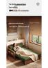 Chinese-Style Multi-functional Sofa Bed: Double-Fold Oil Wax Leather, Retractable for Living Room