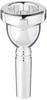 Back Bach Trombone Mouthpiece 5GL Silver Plated Finish Thick (For Pipe)