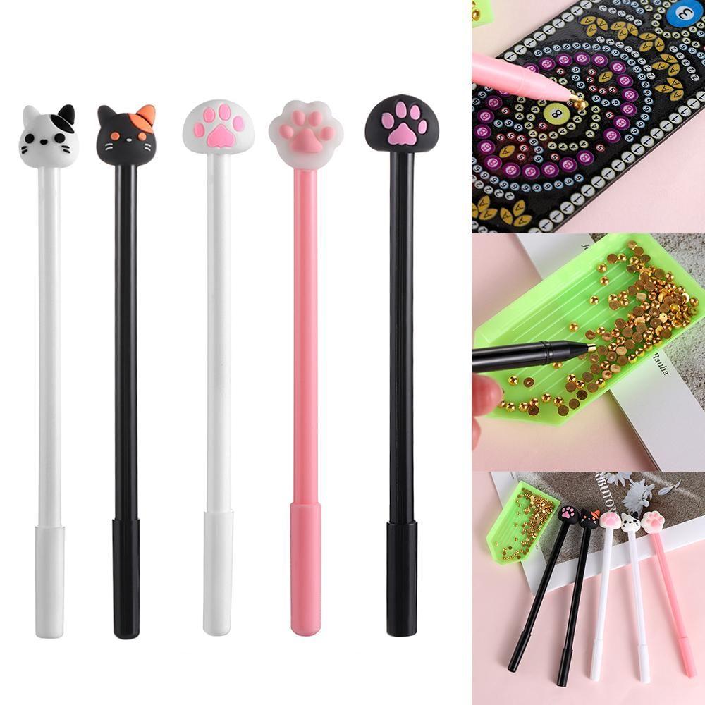 Cartoon Crafts Embroidery Cat Claw Pens Point Drill Pen 5D Diamond Painting Cross Stitch