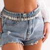 Dance Belt Beach Body Chain Coins Bead Ethnic Style Bohemian Belts Metal Belt Women Waist Chain