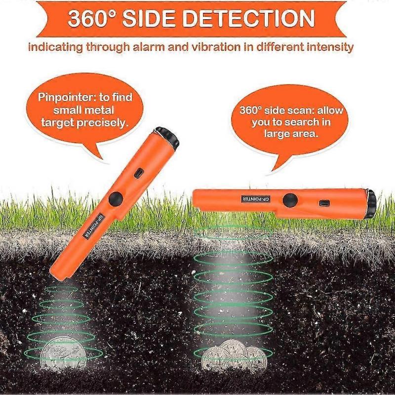 Jinyinbao High Accuracy Waterproof Needle Metal Detector, Adult Handheld Professional Metal Detector