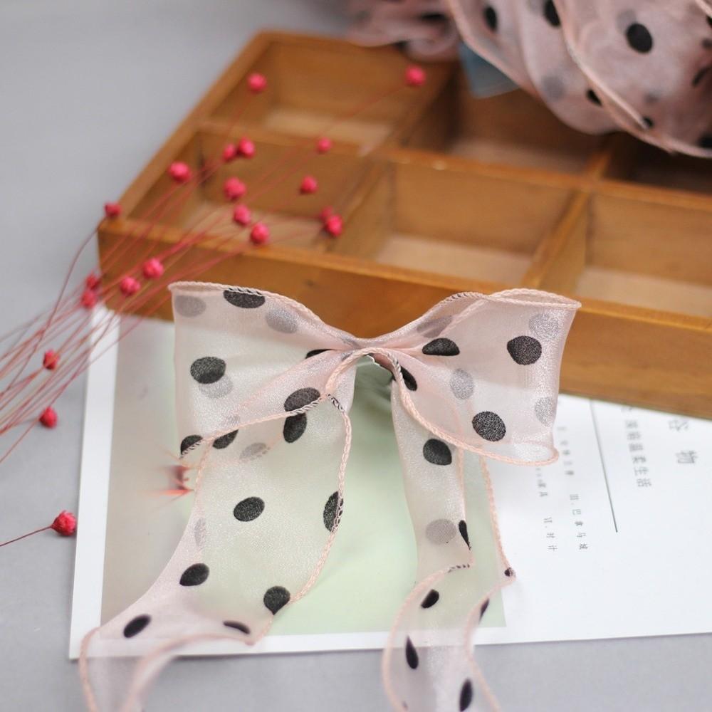 10 Yards Length Organza Ribbon Solid Color Tulle Ribbon Chiffon Ribbon Flower Bouquet Packaging