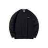 Li-Ning Loose Fleece Crew Neck Pullover Long Sleeve Sweatshirt Unisex Sweatshirt Standard-Black AWDP932-10