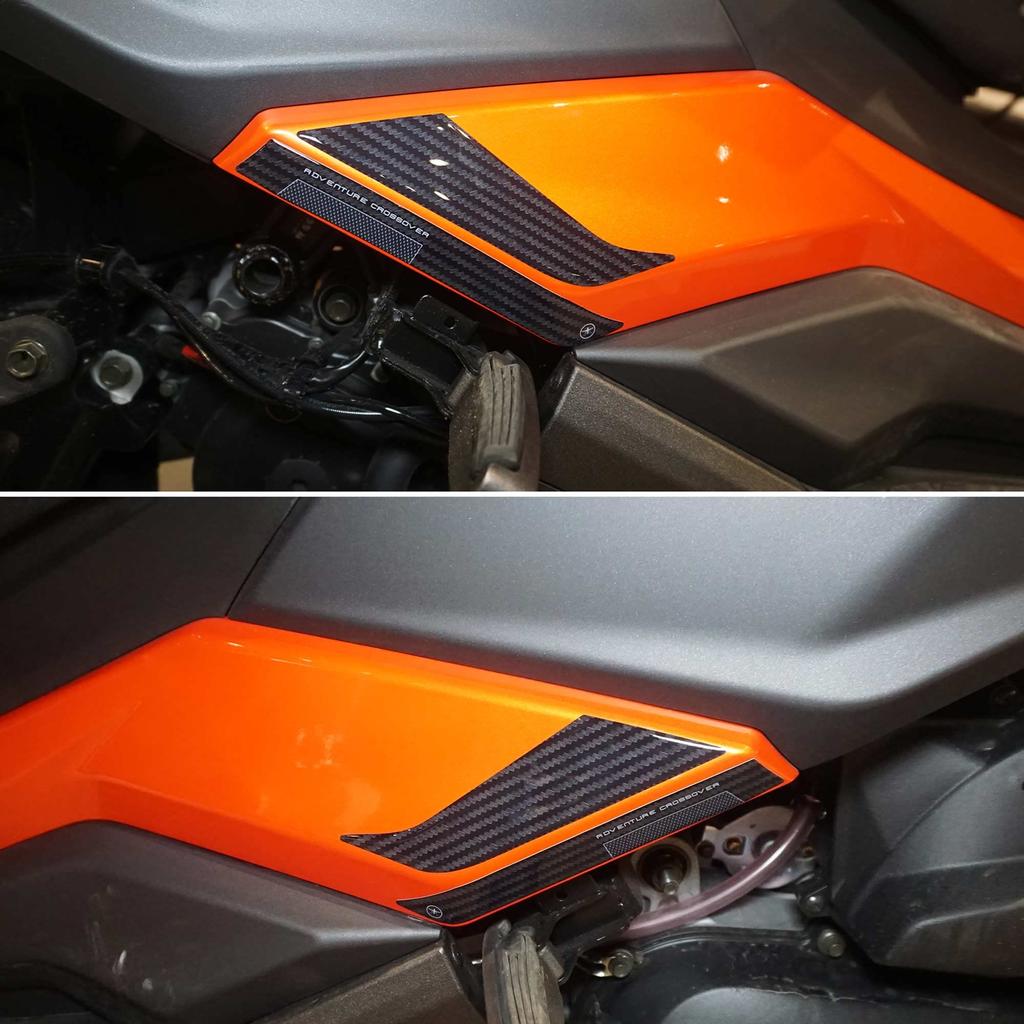 labelbike 3D гель смола наклейка задняя боковая защита скутера пассажирская подножка для Kymco DTX 360 125 300 350