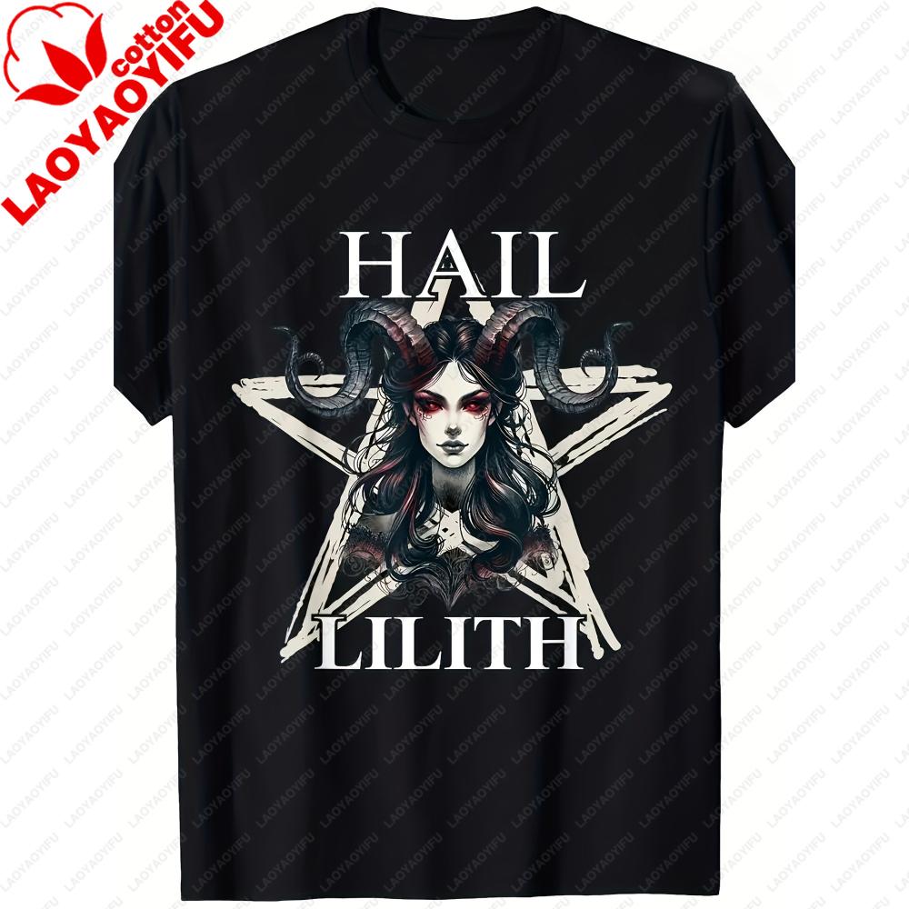 Unisexs Tshirt Dark Series with Print Casual Urban Style Short Sleeve Round Neck Unisex Design Graphic T Shirts Unisex Clothing Tops
