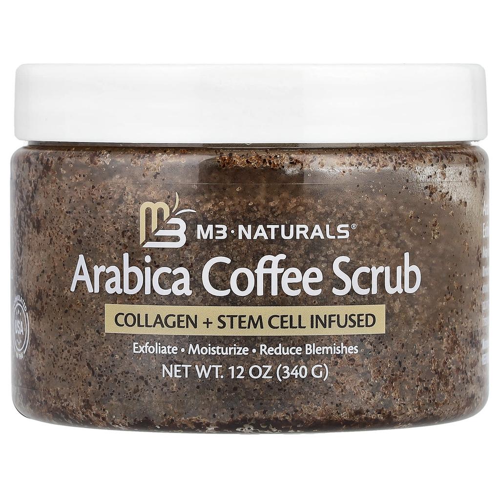 M3 Naturals Arabica Coffee Scrub, 12 Oz (340 G)