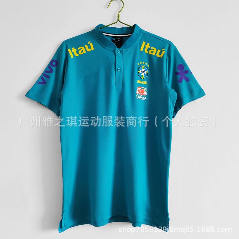 Brazil Retro Football Jerseys Short Sleeve Men Women Sports Training