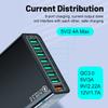 Total 65W 8 In 1 USB Phone Charger Wall Adapter For  iPhone 15 14 Pro Max Xiaomi Samsung Phone Charger