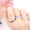 Girl Ceramic Material Middle/Fore Finger Ring Women Jewelry Chinese Style Gift