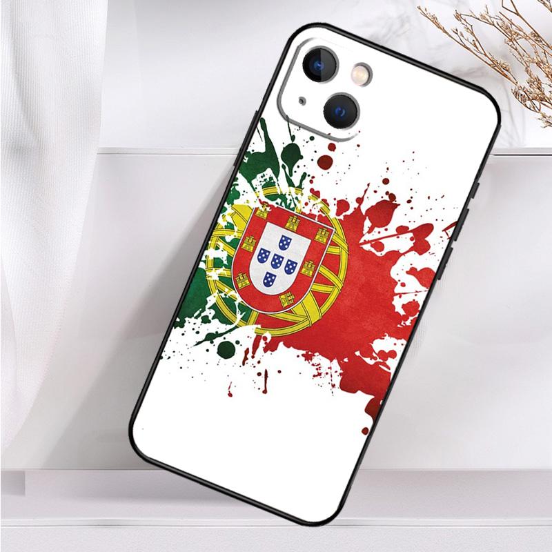 Portugal National Flag Case For iPhone 14 13 12 11 16 15 Pro Max Mini Cover X XR XS 8 7 14 16 15 Plus Accessories