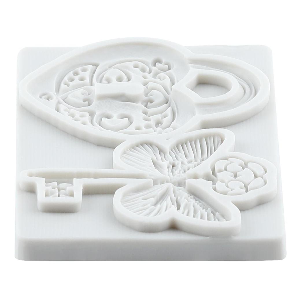 Винтажный ключ силиконовые формы замок замочная скважина форма для мастики инструменты для украшения торта топпер для кекса конфеты шоколад форма для гампасты