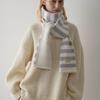 FACADE PATTERN Merino Wool Stripe Muffler_3 Colors