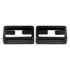 2 Pcs Guitar Pickup Cover H Hole Brass High Hardness Electric Guitar Double Coil Pickup Shell Black