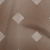 Cotton Flex Brown Fabric Moire Sewing Material Print Fabric By The Yard 40 Inch