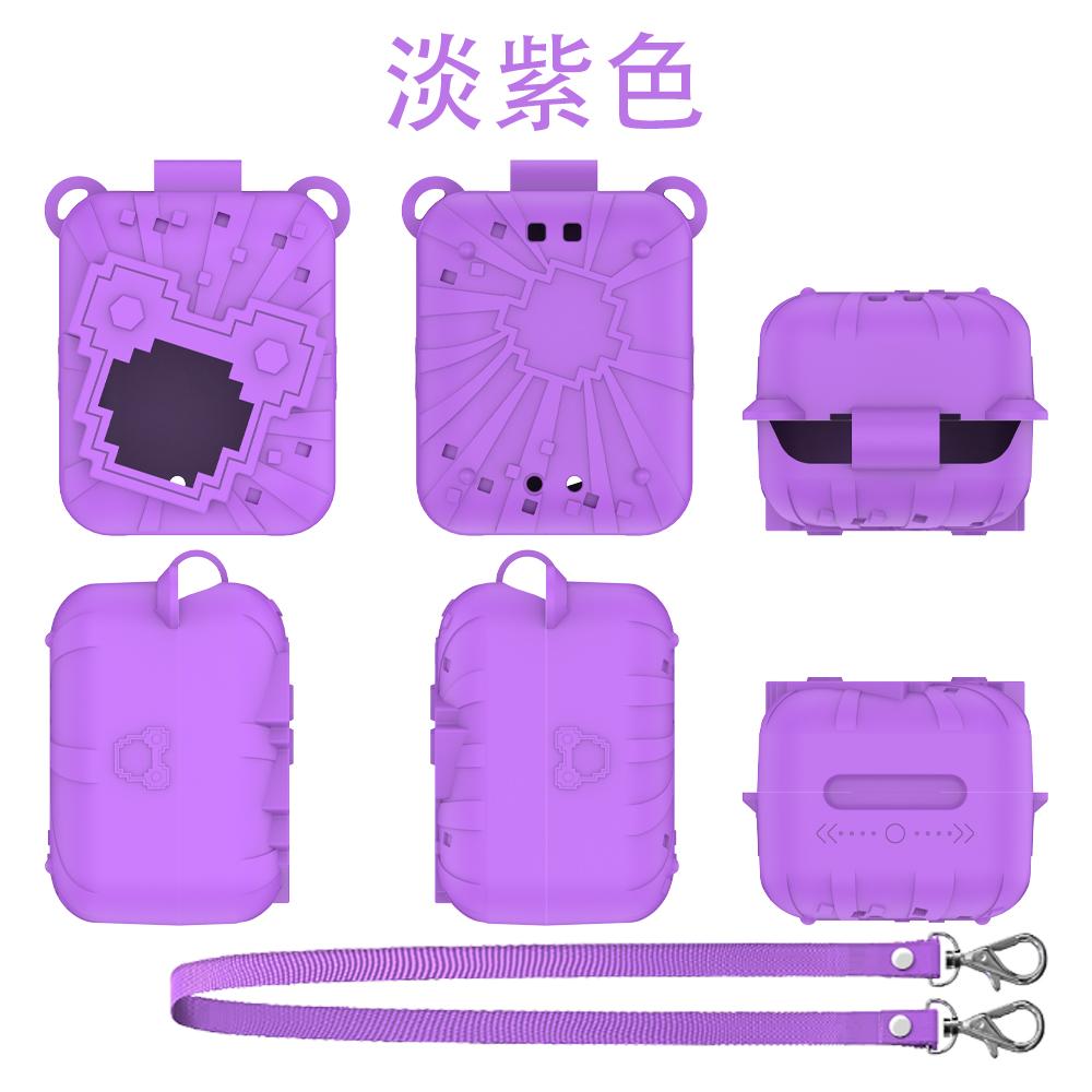 Силиконовый чехол с ремешком для интерактивной игрушки Bitzee Disney(фиолетовый)