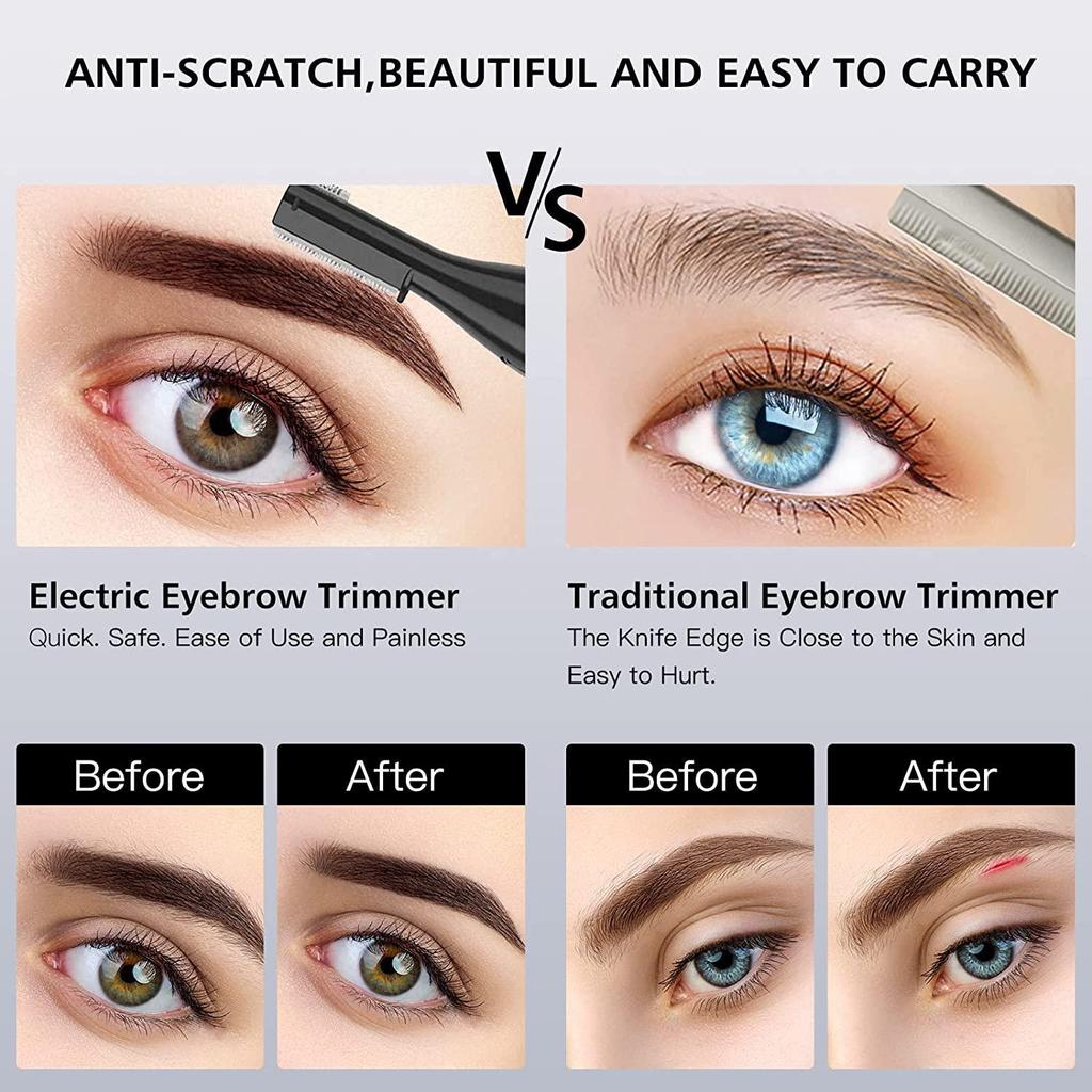 Electric Body Trimmer USB Rechargeble Electric Eyebrow Trimmer Mini Facial Hair Remover Portable Razor For Face Lips LM