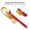 Belt Wrench Adjustable Chain Wrench Strap Opener Oil Filter Puller Strap Spanner Cartridge Disassembly Repair Tool