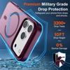 Coque de protection - BOOLING - iPhone 17 Pro Max - Antichoc - Anneau Magnétique - Bordeaux