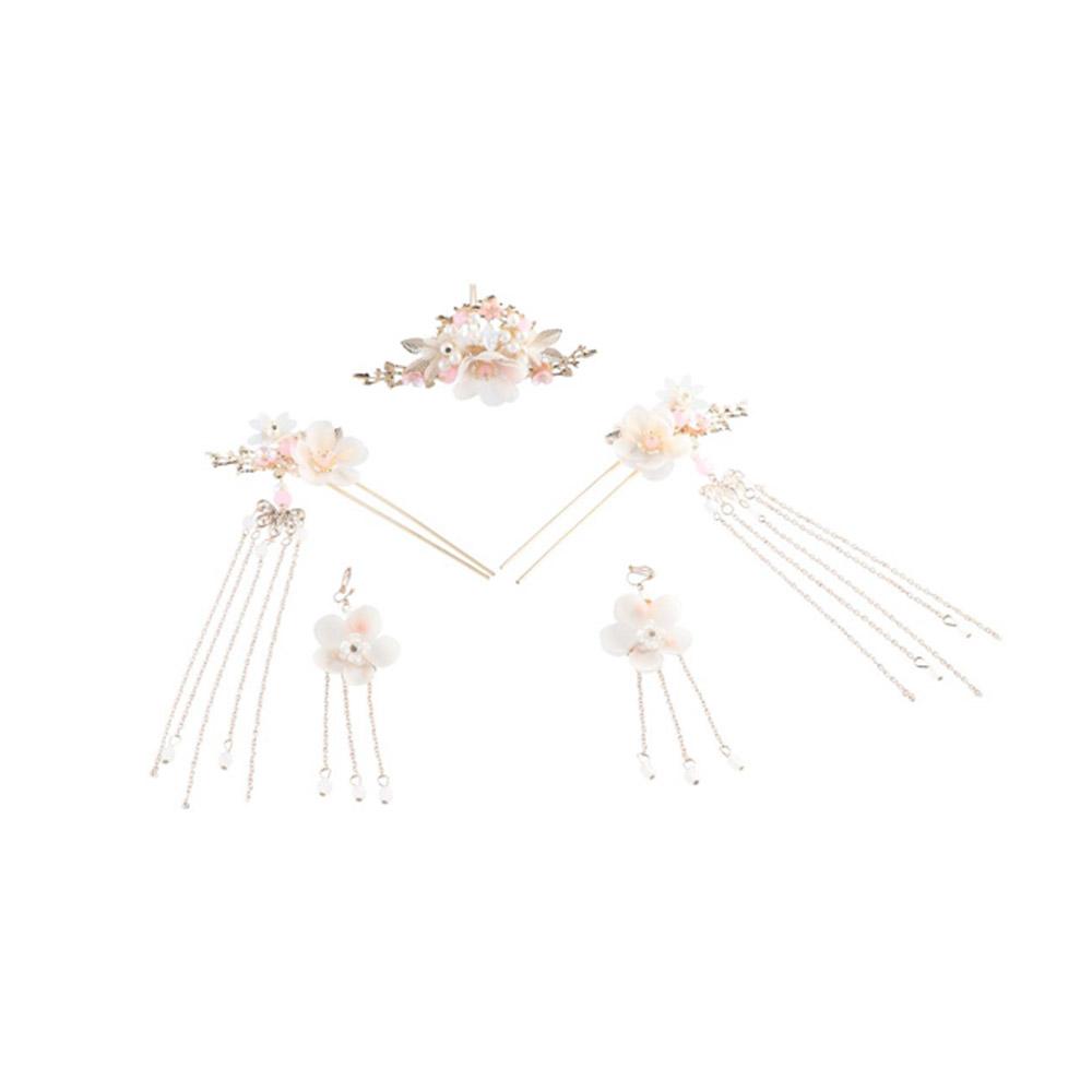 Tassel Hanfu Hair Stick Pearl Chinese Style Hairpin Set Ancient Style   Hairstyle Design Tool