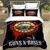 Guns N'roses Ретро Комплект постельного белья Пододеяльник 3D Постельное белье Модный Дизайн Декор Пододеяльник King Комплект на двуспальную кровать Постельное белье