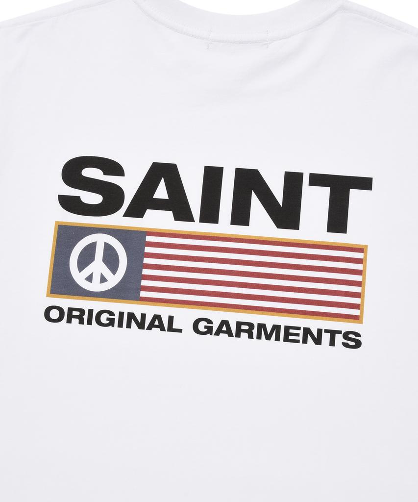 SAINTPAIN Sp Peace Logo T-Shirt - White