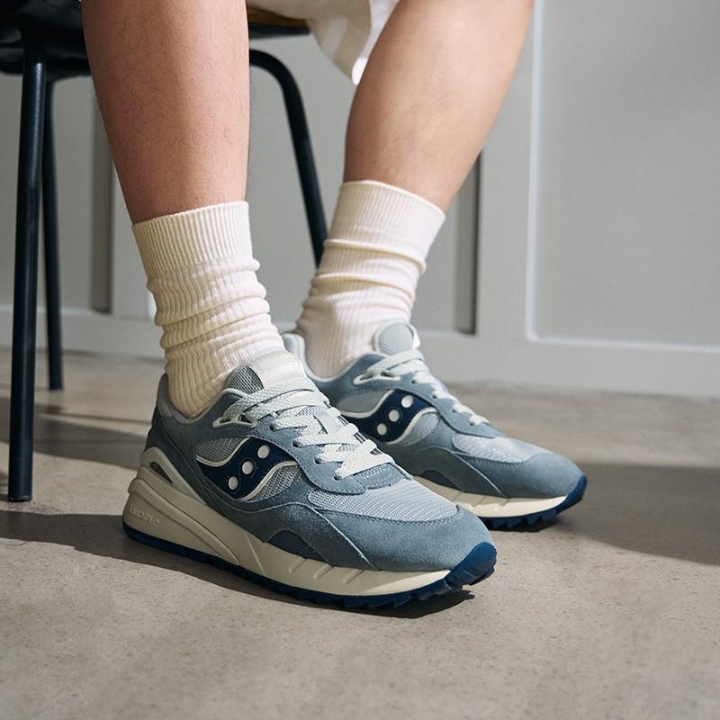 SAUCONY Кроссовки для бега Shadow 6000 Унисекс Сине-серые - S79050-6
