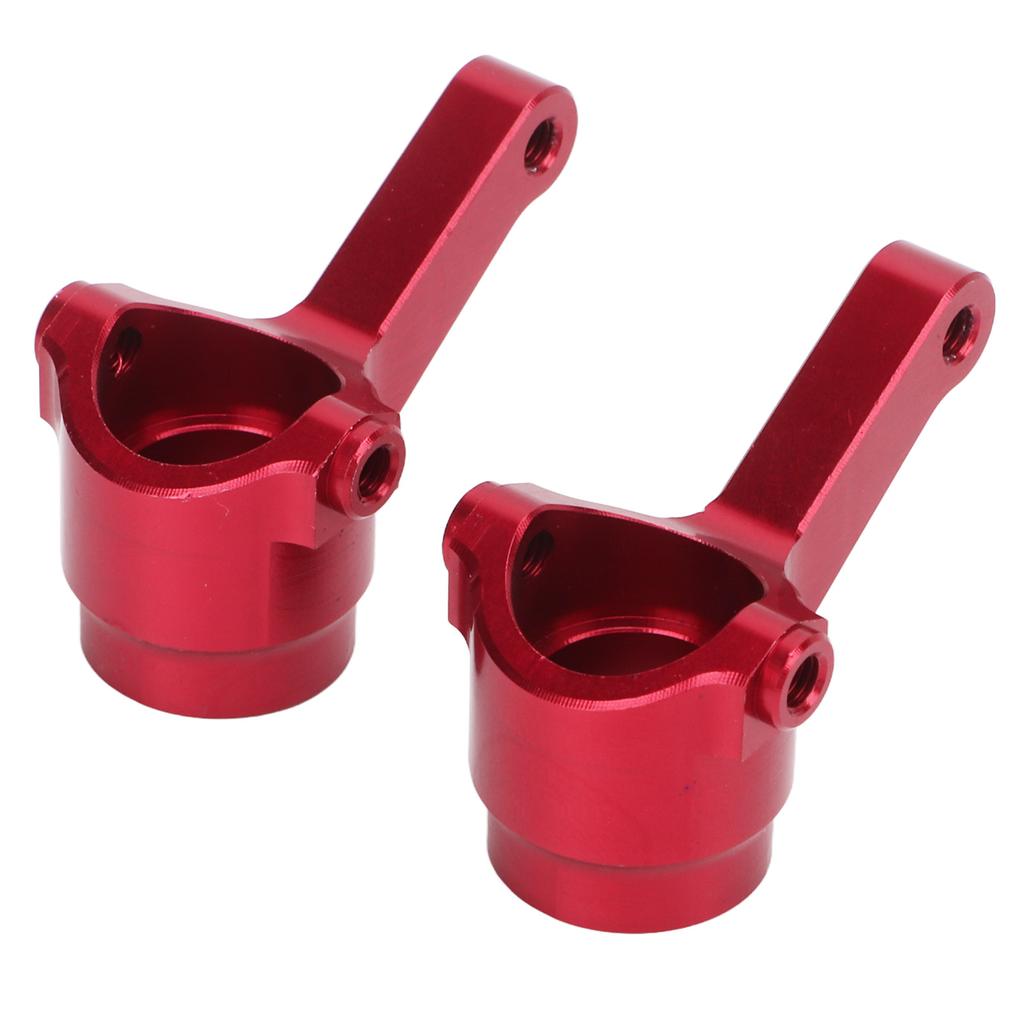 2Pcs Metal Aluminum Alloy Steering Cup for LC Racing PTG?2 110 RC Car Upgrade Parts AccessoriesRed