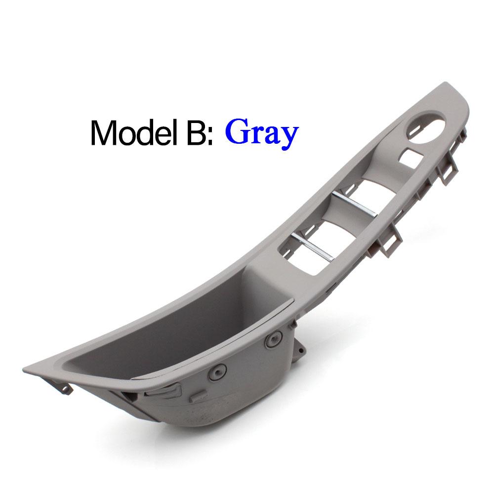 Автомобильная левая сторона водителя, бежевый, черный, внутренняя дверная ручка, замена крышки панели для BMW 5 серии F10 F11 F18 520 523 525 528