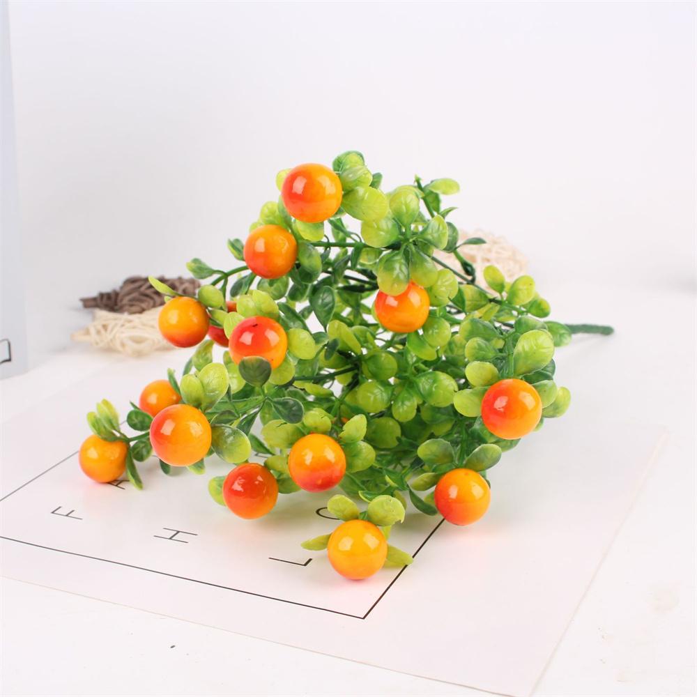 Искусственное лимонное дерево с зелеными листьями, лимонная ветка, фрукты, бонсай, зелень, украшение для домашнего стола, центральная часть фермерского дома, сада