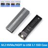 M.2 To Usb 3.1 Ssd Case, Dual Protocol M.2 Nvme Pcie Ngff Sata M2 Ssd Adapter For 2230 2242 2260 2280 Nvme/sata M.2 Ssd Rtl9210b