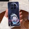 For Realme GT5 Pro Casing Clear Soft Silicone Love Heart Rabbit Cute Cartoon Back Cover for Realme GT 5 Pro 5G Phone Case Bumper