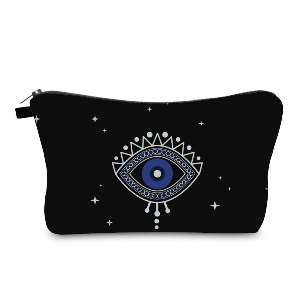 Eye Print Large Capacity Wash Pouch Toiletry Bag Korean Storage Bags Cosmetic Bags Women Clutch Bag