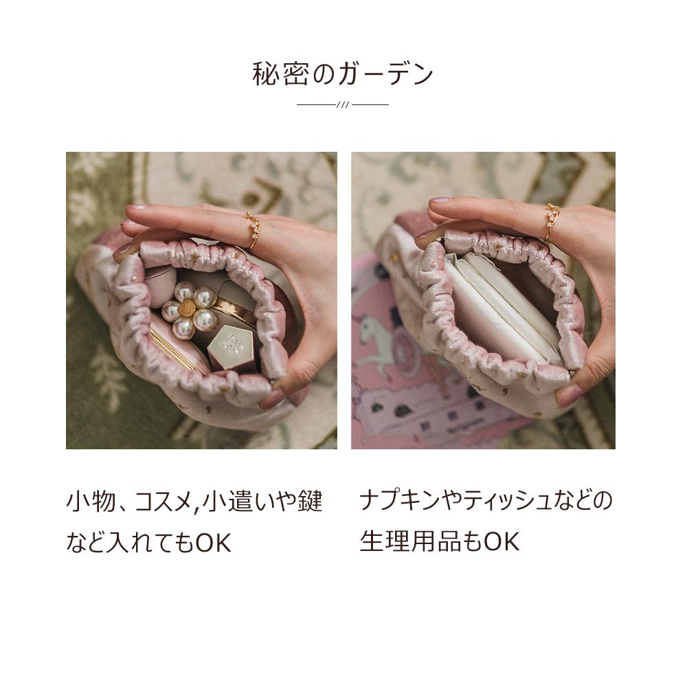 NEOVIVA Макияж Большая Косметичка Мелкие Предметы Повседневный Деловой Макияж Розовый Чехол, Милый, Мини, Кошелек, Вместительность, Хранение, Хранение, Использование, Поездка, Путешествие,