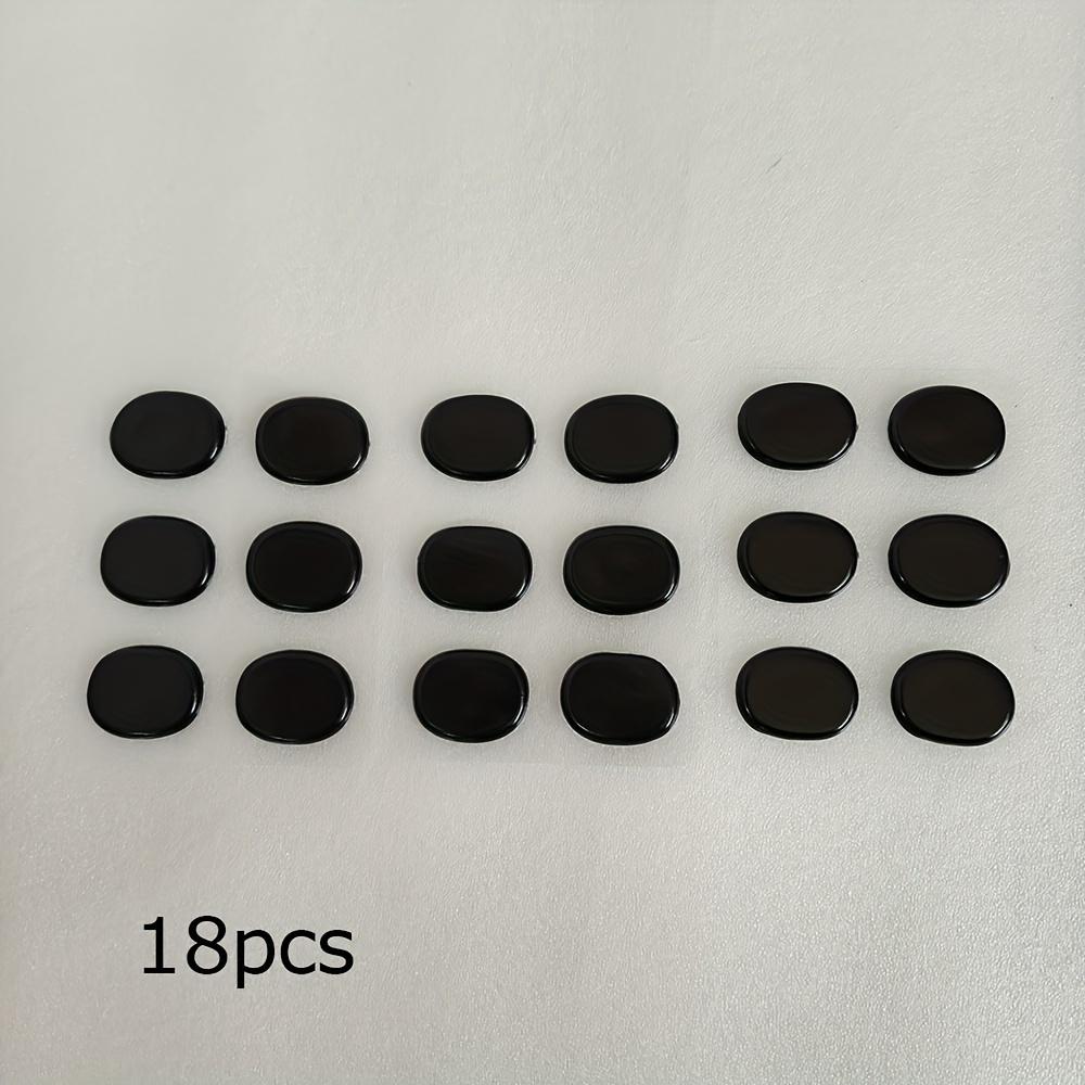 18Pcs Silicone Drum 3 Colors Damper Pads Drum Snare Mute Pad Soft Drum Damper Gel Pads for Jazz Drums Muffler Tone Control