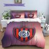 Club Atlético San Lorenzo de Almagro Pattern Bedding Quilt Set  Home Decoration  Gift (1 * duvet cover + 2 * pillowcase  without core)
