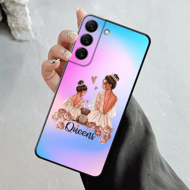 Shell For Samsung Galaxy S23 S22 S21 S20 Fe Ultra S10 S9 S8 Plus Note 20ultra 10plus Case Cover Super Mom Baby Girl Boy