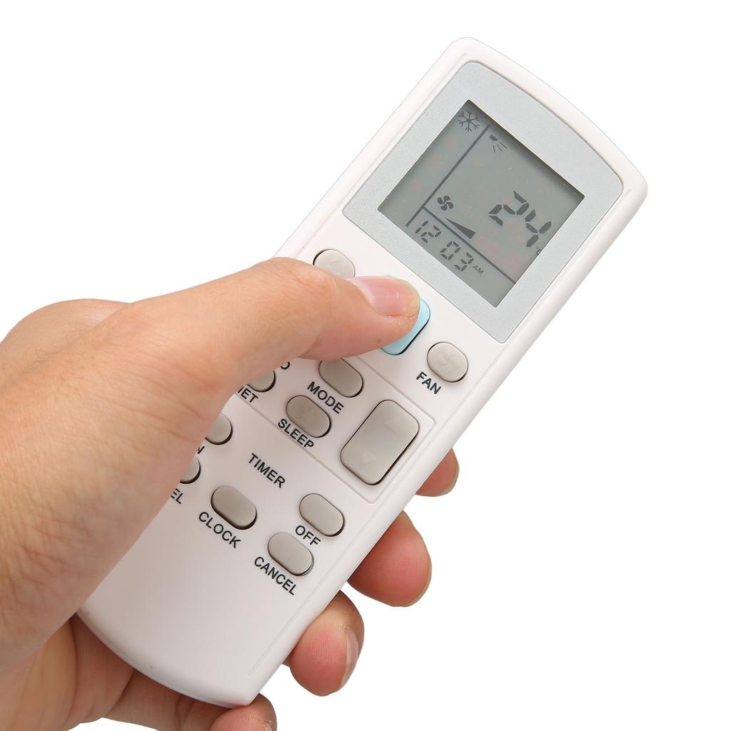 Air Conditioner Remote Control Sensitive Buttons LED Black Subtitles Replacement Remote for ECGS02