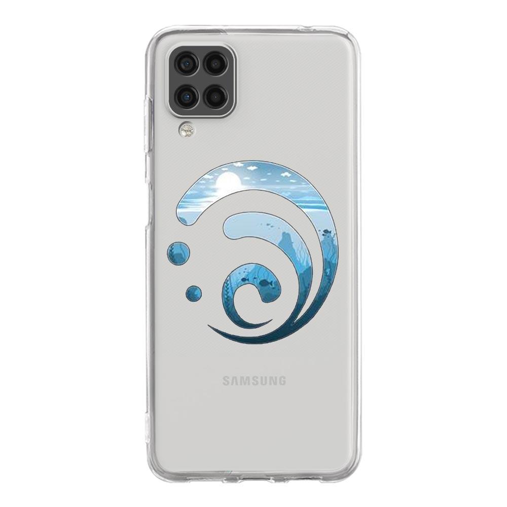 Милый чехол для телефона с логотипом Genshin Impact для Samsung A51 A71 A21S A12 A11 A31 A41 A01 A03S A13 A33 A73 A53 A52 A32 5G A23 Прозрачная крышка
