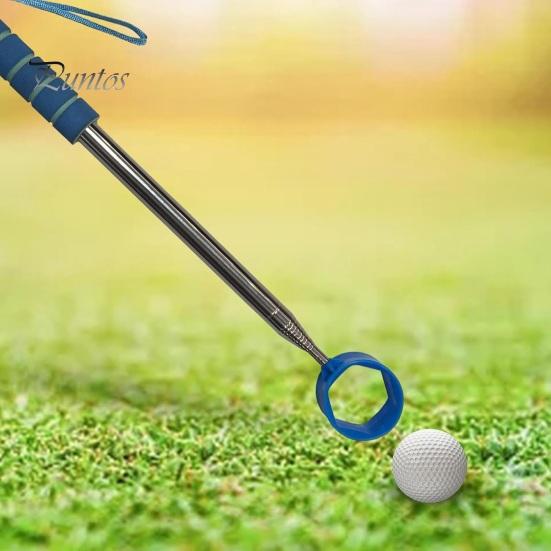 Golf Ball Retriever Telescopic Ball Retriever Tool Stainless Steel Golf Ball Grabber Pick-up Tool Golf Accessories for Men