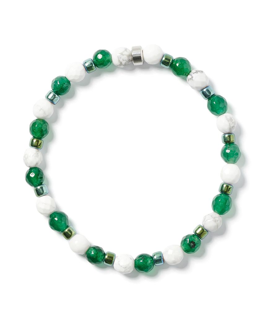 Браслет Jbans Classic Green Point с тройной смесью драгоценных камней (C2503Ac1343_Gn)