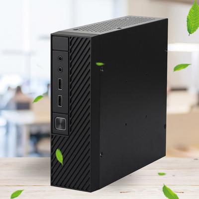 M06 Mini ITX Корпус компьютера USB 2.0 3.0 HD-совместимые АУДИО-порты Быстрое рассеивание тепла Катаная сталь Портативный настольный корпус HTPC Аксессуары для ПК